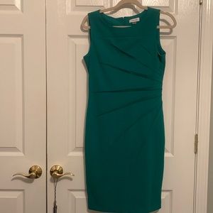 Green Calvin Klein professional dress